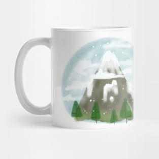 Snowy Mountain Mug